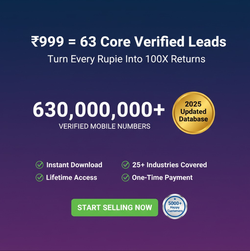 updated indian mobile number database