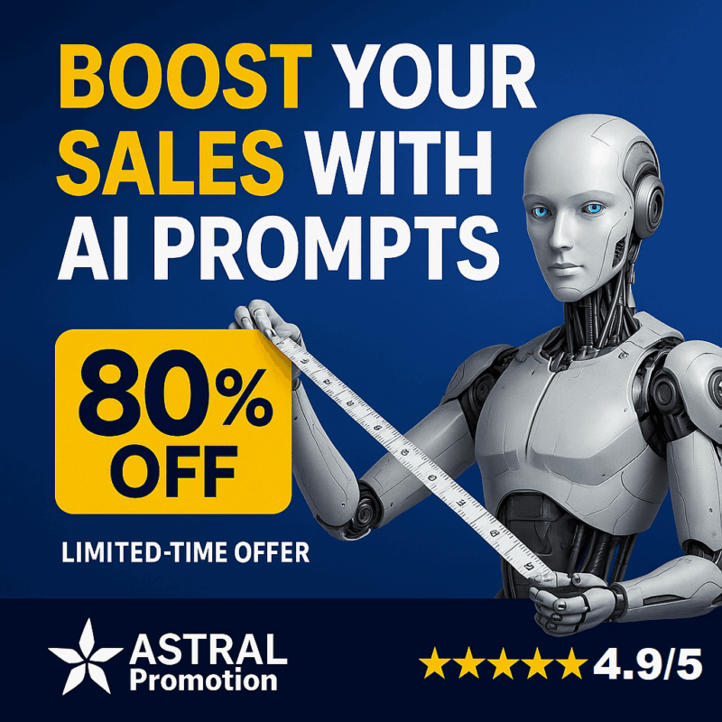 5) Sales Generation AI Prompt  Package   Reviews⭐⭐⭐⭐⭐ 4.9/5 (4529)